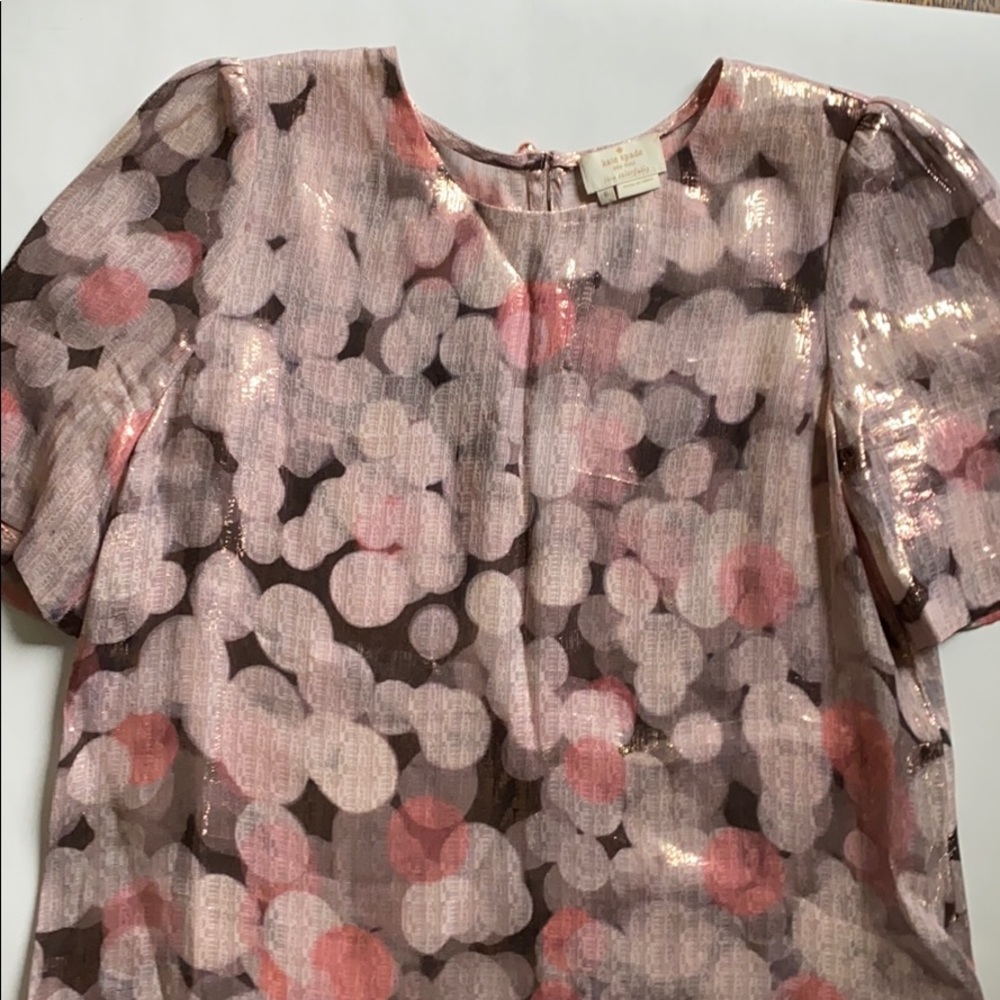 Kate Spade Metallic Blouse